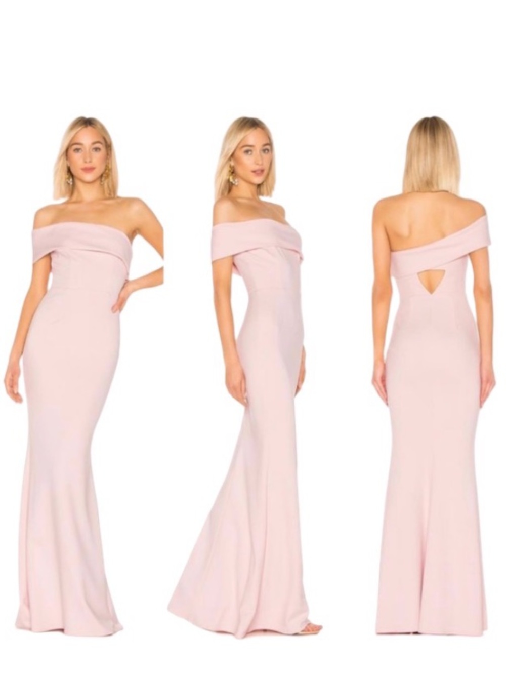 NEW Katie May Titan Full Length Dress Med